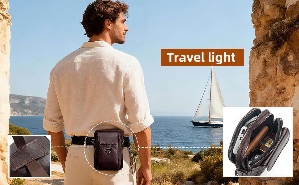 時尚真皮手機包 頭層牛皮單肩斜挎包 新款復古休閒簡約斜背包 時尚軟皮小背包腰包推薦 真皮包包