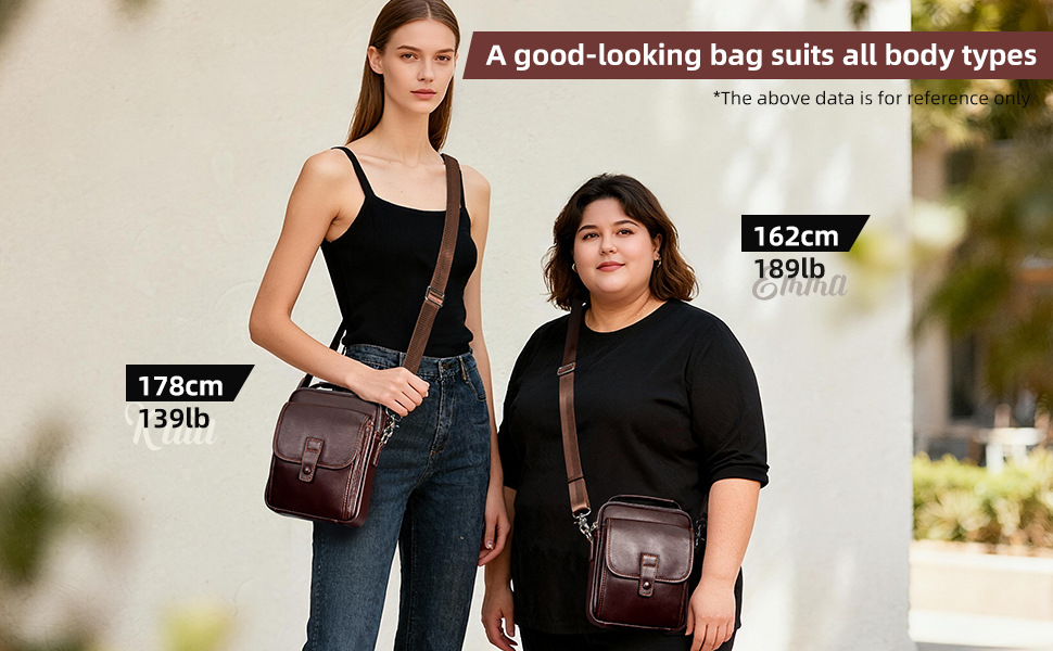 時尚男女適用斜背包 高級真皮單肩包 新款通勤逛街小方包 頭層牛皮實用ipad包包推薦 真皮包包