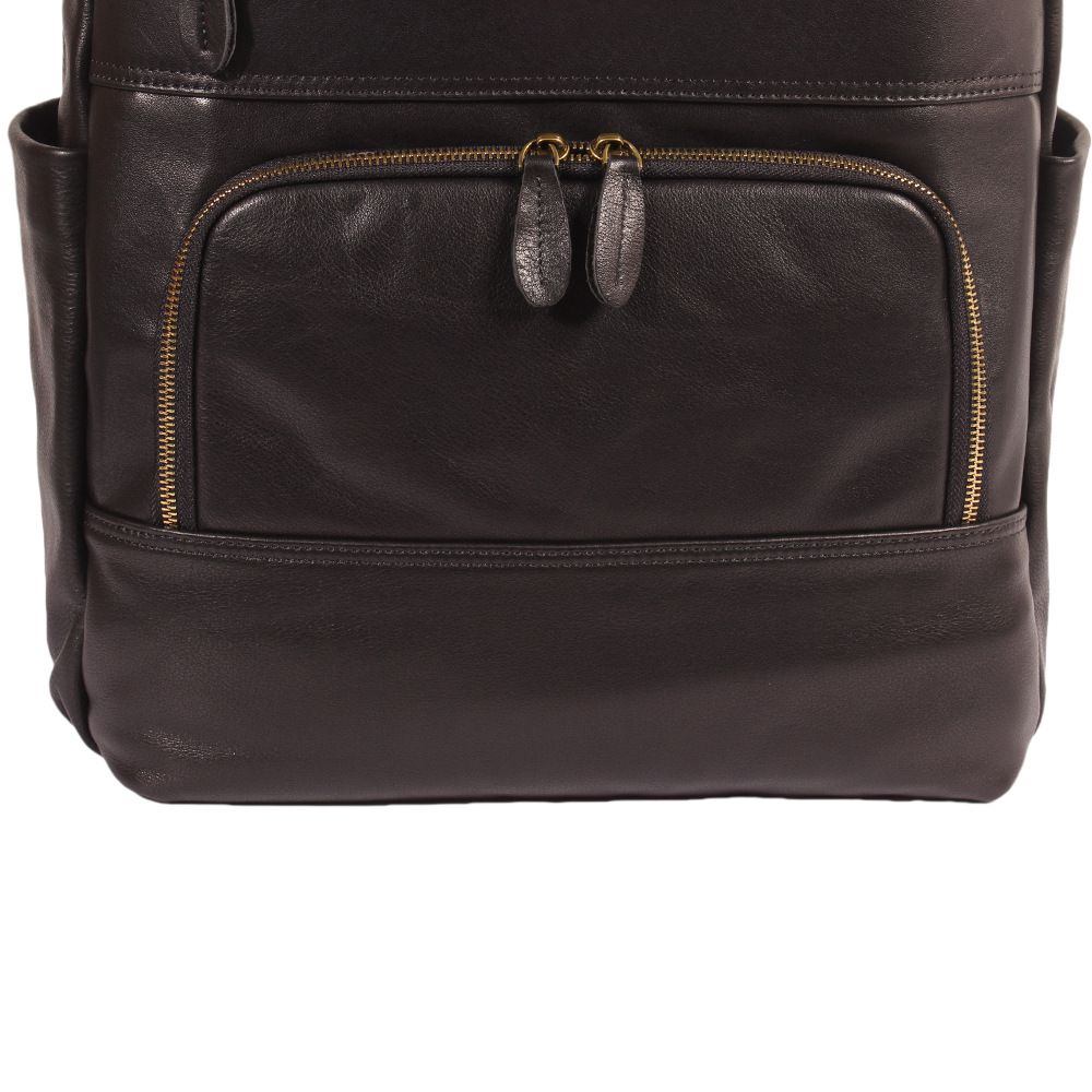 時尚大容量男出差商務筆電包 通勤新款真皮男士雙肩包 頭層牛皮大容量潮牌後背包推薦 真皮包包