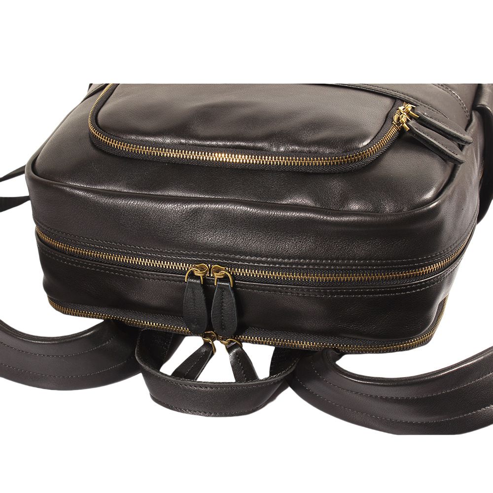 時尚大容量男出差商務筆電包 通勤新款真皮男士雙肩包 頭層牛皮大容量潮牌後背包推薦 真皮包包