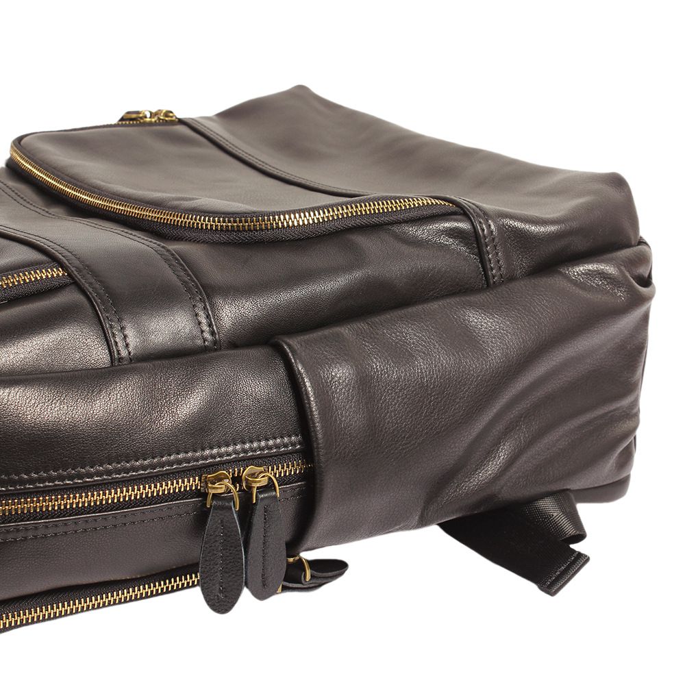 時尚大容量男出差商務筆電包 通勤新款真皮男士雙肩包 頭層牛皮大容量潮牌後背包推薦 真皮包包