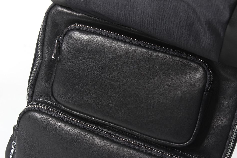 男士真皮雙肩包 頭層牛皮韓版防水後背包 大容量休閒男旅行包 新款翻蓋學生書包推薦 真皮包包