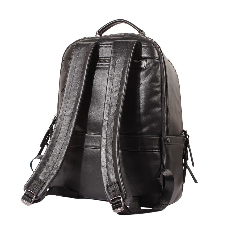 男真皮雙肩包 大號頭層牛皮大容量後背包 軟皮商務出差旅行包電腦包 潮流時尚學生書包推薦 真皮包包