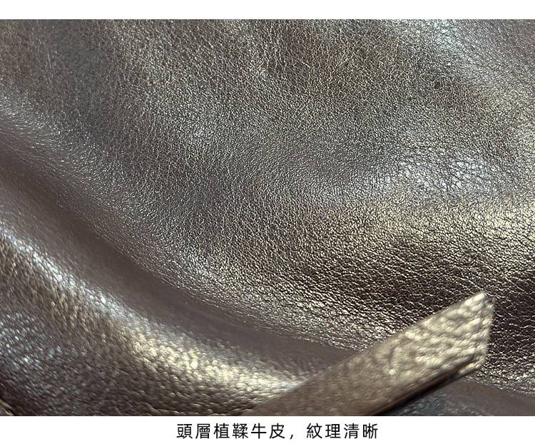 新款日系植鞣牛皮斜挎包 女生休閒風單肩包 真皮包包斜背包側背包 高級感水桶包推薦 真皮包包