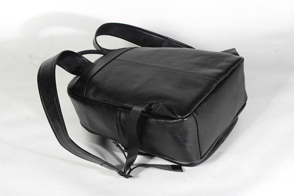 頭層牛皮後背包 男士真皮雙肩包 大容量商務樹膏皮男士多夾層背包 新款時尚男包推薦 真皮包包