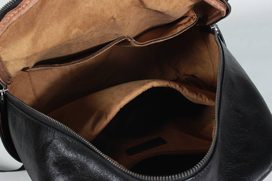 頭層牛皮後背包 男士真皮雙肩包 大容量商務樹膏皮男士多夾層背包 新款時尚男包推薦 真皮包包