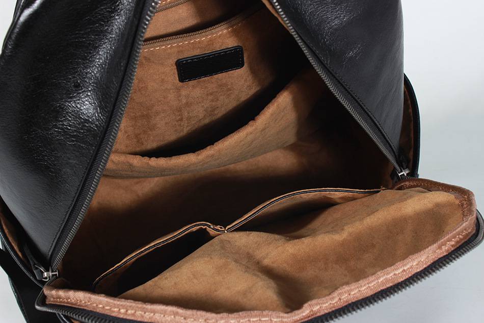 頭層牛皮後背包 男士真皮雙肩包 大容量商務樹膏皮男士多夾層背包 新款時尚男包推薦 真皮包包