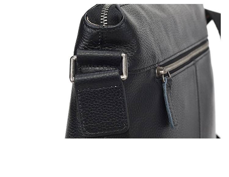 男男包新款單肩包 真皮休閒斜背包 簡約商務斜挎包 大容量高級感潮牌青年小背包推薦 真皮包包