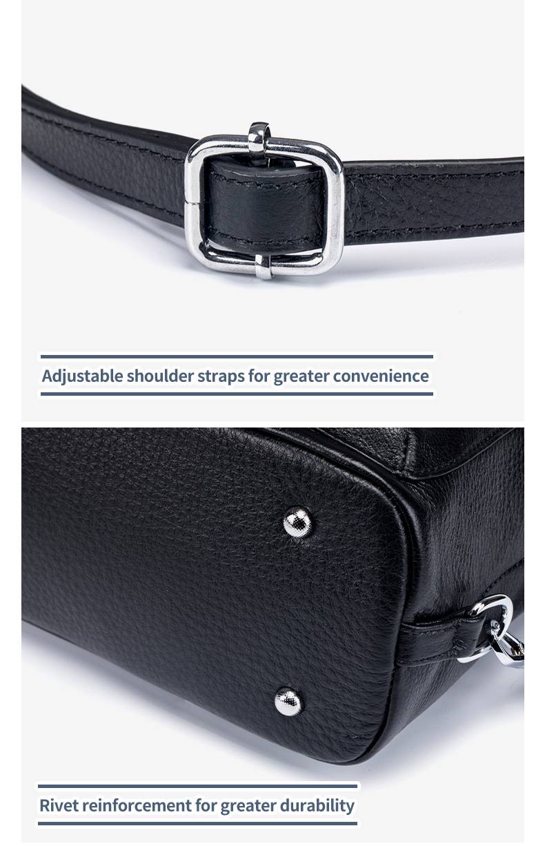 新款韓版多功能後背包斜挎包 一包多用用雙肩包 女生真皮百搭女包 頭層牛皮時尚單肩斜跨包大容量斜背包推薦 真皮包包