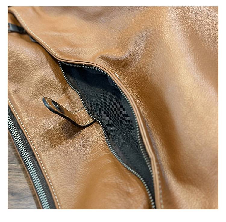 韓版真皮女包 復古軟皮大包包單肩包 女生斜挎包 頭層牛皮百搭跨包 港風休閒包包推薦 真皮包包