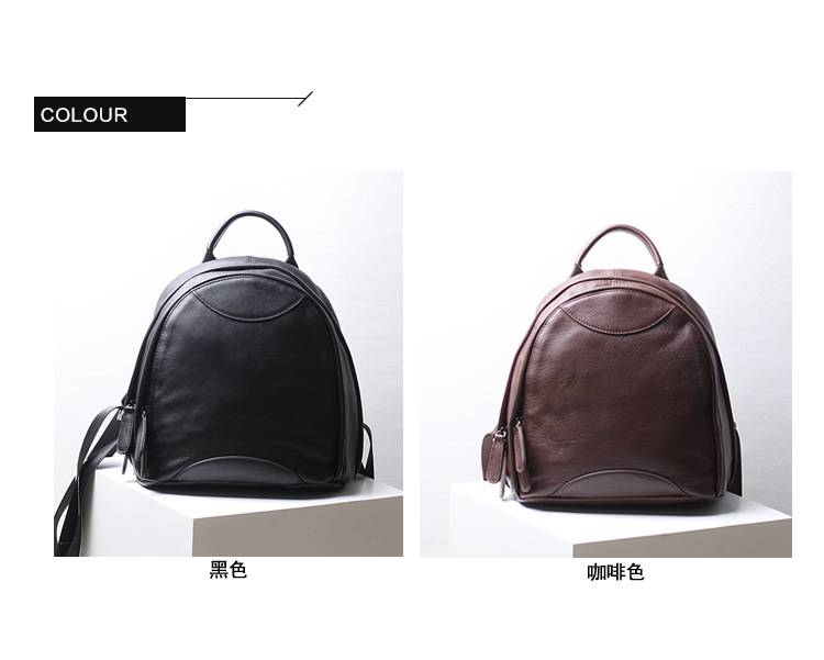 新款大小號後背包 真皮女包 頭層牛皮女士雙肩包 真皮時尚學生書包背包女包推薦 真皮包包