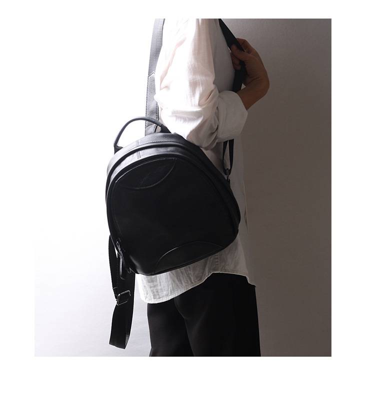 新款大小號後背包 真皮女包 頭層牛皮女士雙肩包 真皮時尚學生書包背包女包推薦 真皮包包