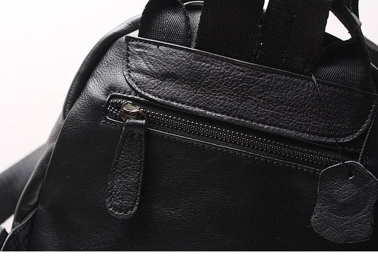 新款大小號後背包 真皮女包 頭層牛皮女士雙肩包 真皮時尚學生書包背包女包推薦 真皮包包