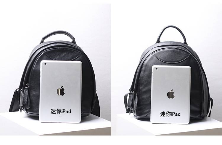 新款大小號後背包 真皮女包 頭層牛皮女士雙肩包 真皮時尚學生書包背包女包推薦 真皮包包