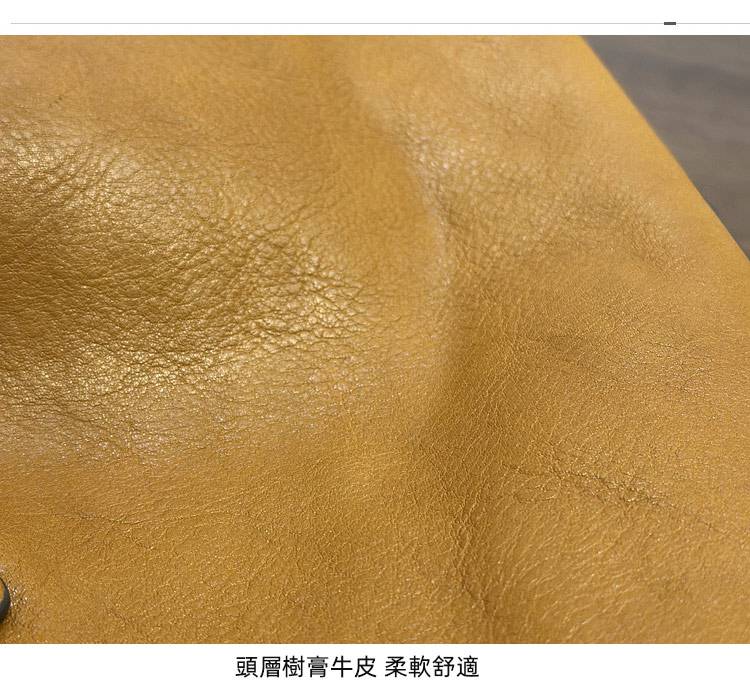 新款頭層樹膏皮手提包 植鞣牛皮斜背包包 頭層牛皮女式休閒百搭托特包 真皮單肩斜挎包推薦 真皮包包