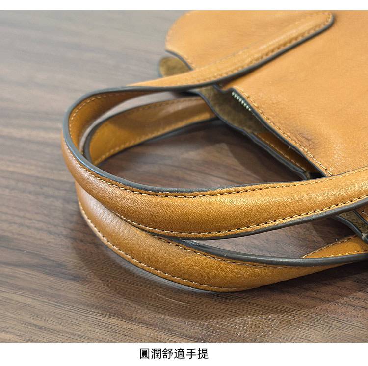 新款頭層樹膏皮手提包 植鞣牛皮斜背包包 頭層牛皮女式休閒百搭托特包 真皮單肩斜挎包推薦 真皮包包