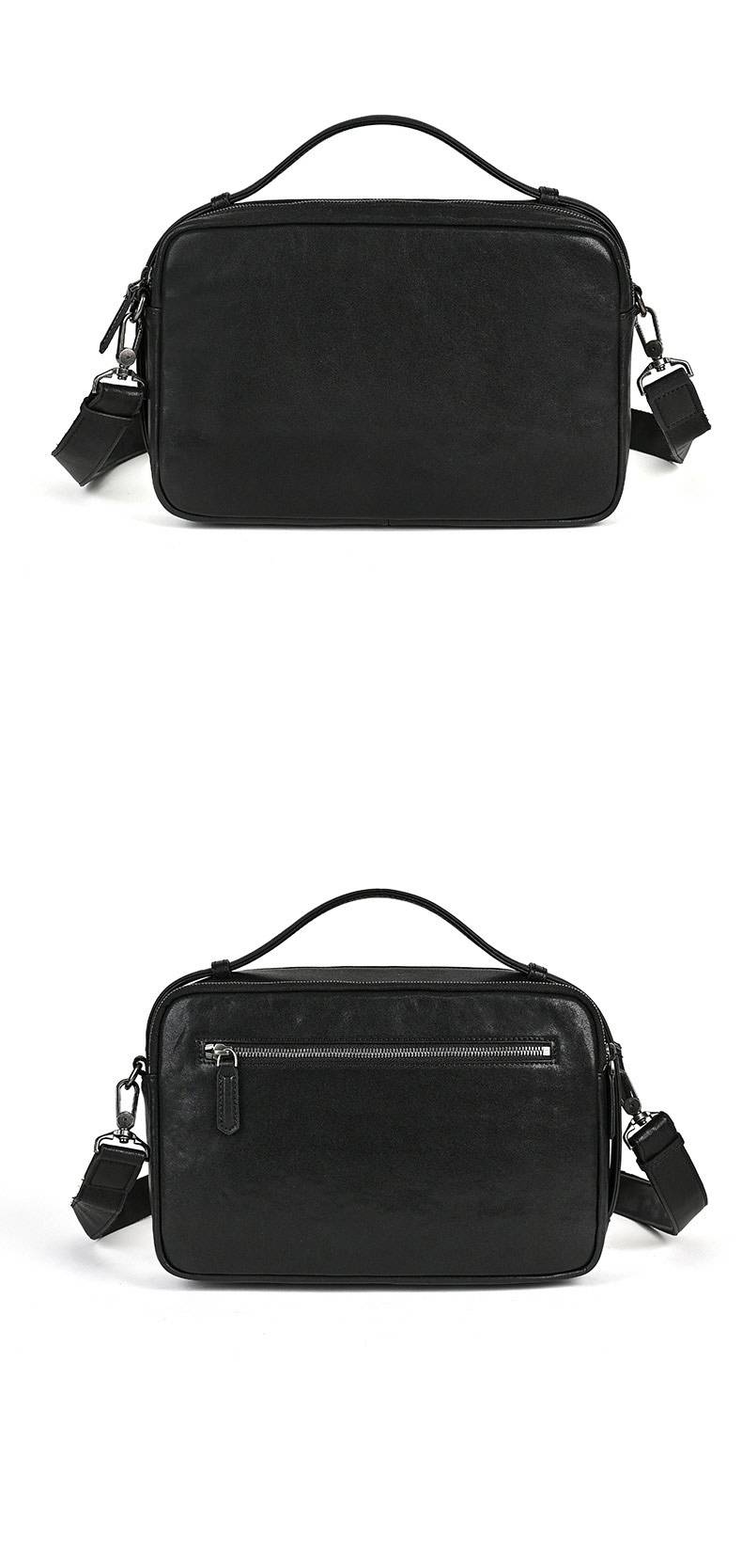 復古真皮男士斜挎包 戶外騎行簡約公事包 休閒時尚手提包斜背包 個性斜挎包新款男包推薦 真皮包包