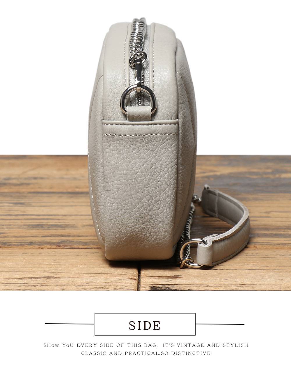 真皮新款菱格鏈條包 頭層牛皮小方包 女生真皮斜挎包 女式簡約休閒單肩包斜背包推薦 真皮包包