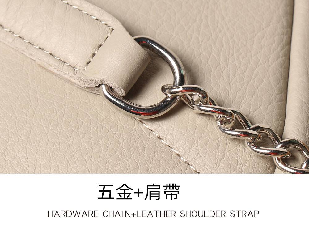 真皮新款菱格鏈條包 頭層牛皮小方包 女生真皮斜挎包 女式簡約休閒單肩包斜背包推薦 真皮包包
