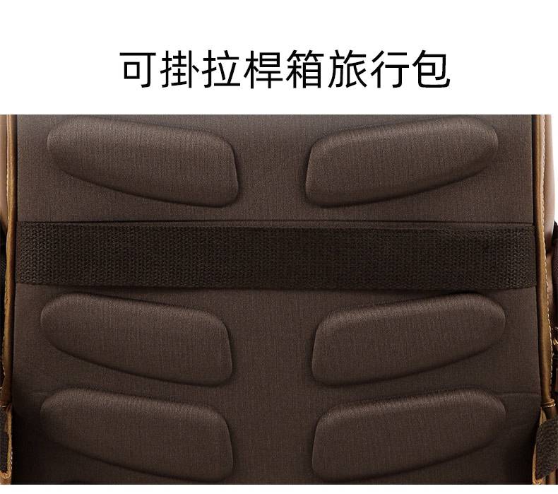 新款頭層牛皮後背包 瘋馬皮商務雙肩包 高檔真皮男士旅行背包 多功能休閒通勤包包旅行包推薦 真皮包包