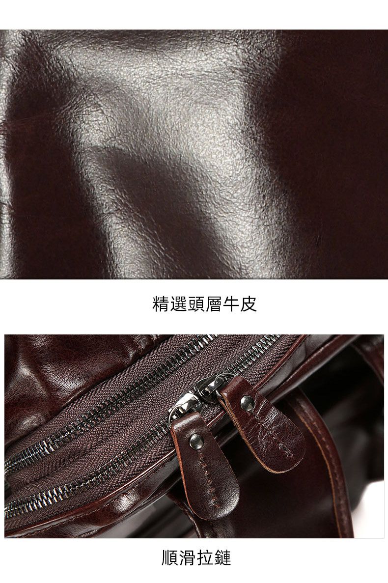 新款油蠟皮可擴容後背包 多功能真皮雙肩包 頭層牛皮休閒旅行背包 戶外大容量包包推薦 真皮包包