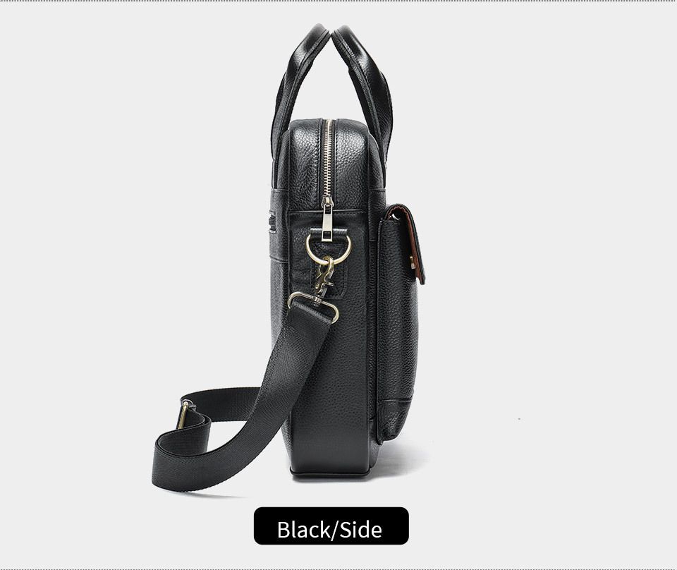 真皮男包 商務公事包 新款頭層牛皮手提包公文包斜背包 高級感休閒斜挎包單肩包推薦 真皮包包