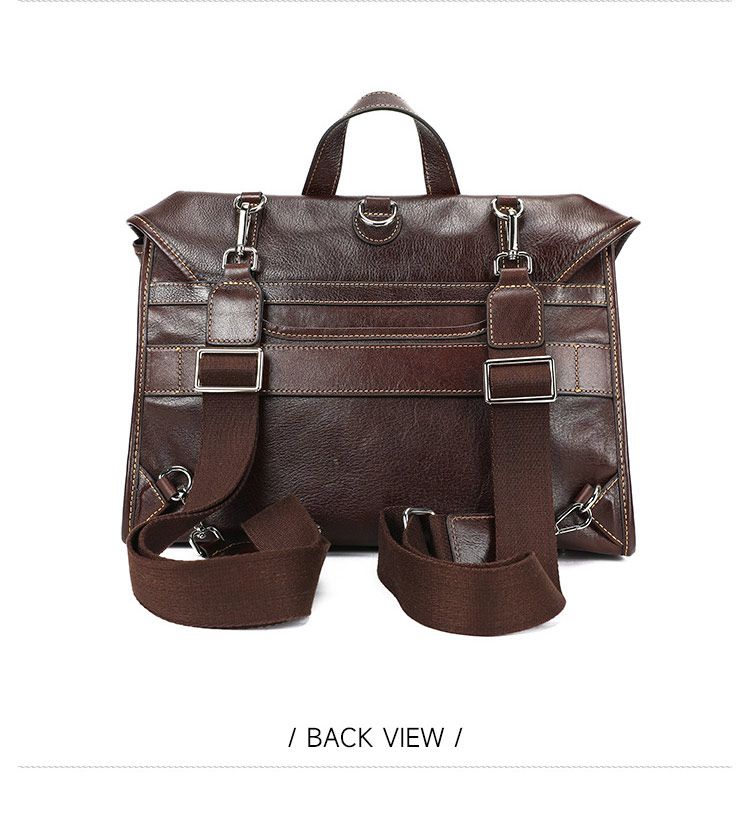 多功能男女款後背包 真皮時尚雙肩包 大容量橫款包蓋式學生書包 潮包手提包真皮包包推薦 真皮包包