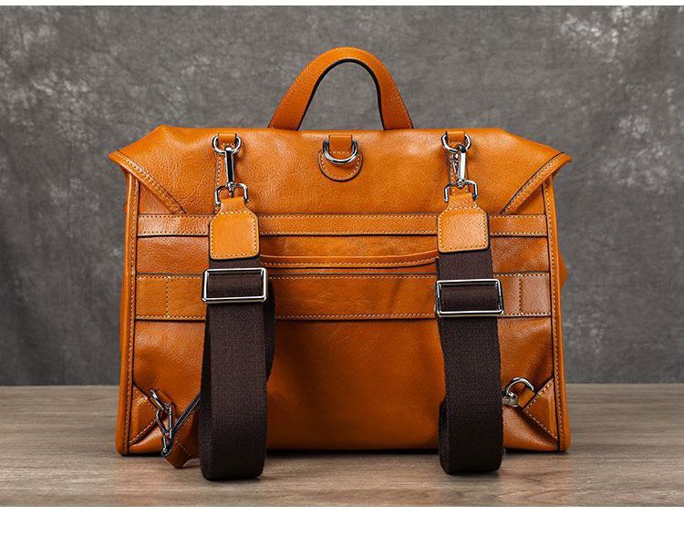 多功能男女款後背包 真皮時尚雙肩包 大容量橫款包蓋式學生書包 潮包手提包真皮包包推薦 真皮包包