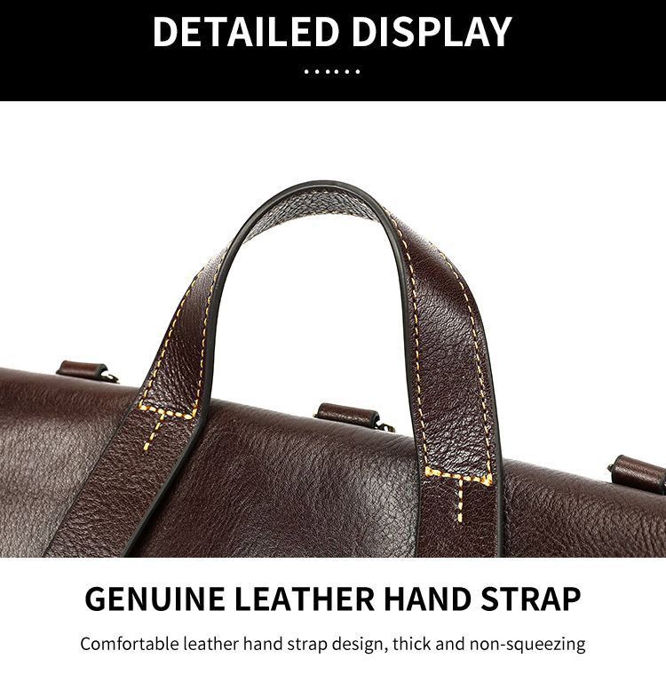 多功能男女款後背包 真皮時尚雙肩包 大容量橫款包蓋式學生書包 潮包手提包真皮包包推薦 真皮包包