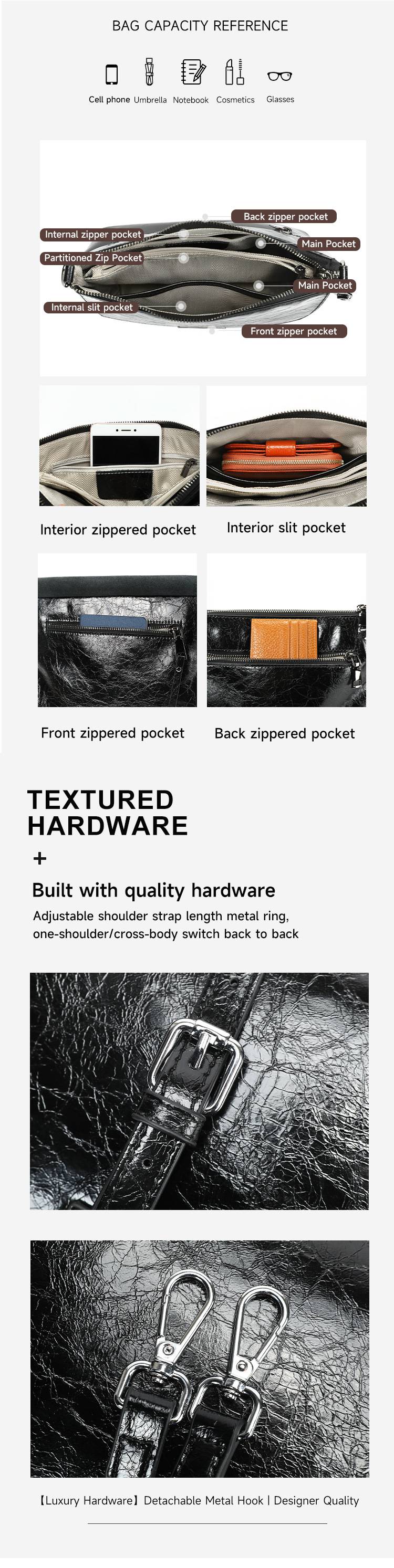 新款真皮女包 簡約通勤包 蓋式小方包斜背包 多肩帶時尚百搭腋下包 女式鏈條包推薦 真皮包包