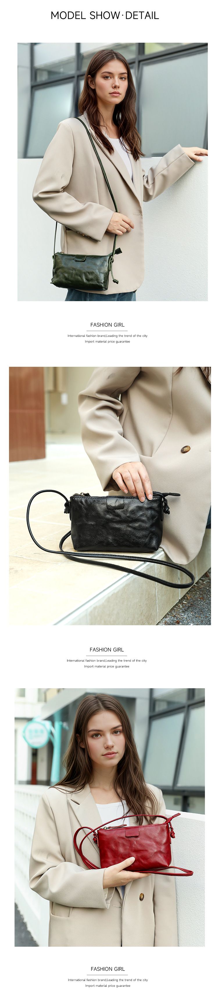 新款真皮小方包 女士單肩包 時尚百搭斜背包 時尚簡約女包 頭層牛皮橫款手機包推薦 真皮包包