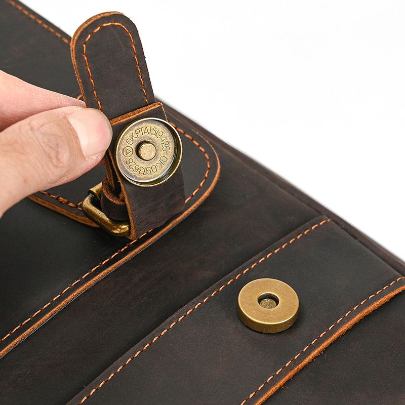 新款復古男士後背包 大容量雙肩包 瘋馬皮旅行背包 頭層牛皮書包 商務15吋電腦包熱賣推薦 真皮包包