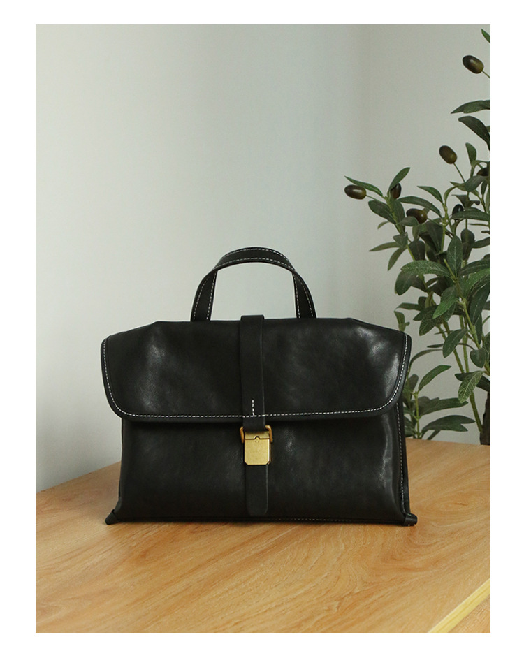 新款頭層牛皮郵差包 植鞣皮斜背包 熱銷真皮女士包包 小眾單肩斜挎包 大容量通勤手提包推薦 真皮包包