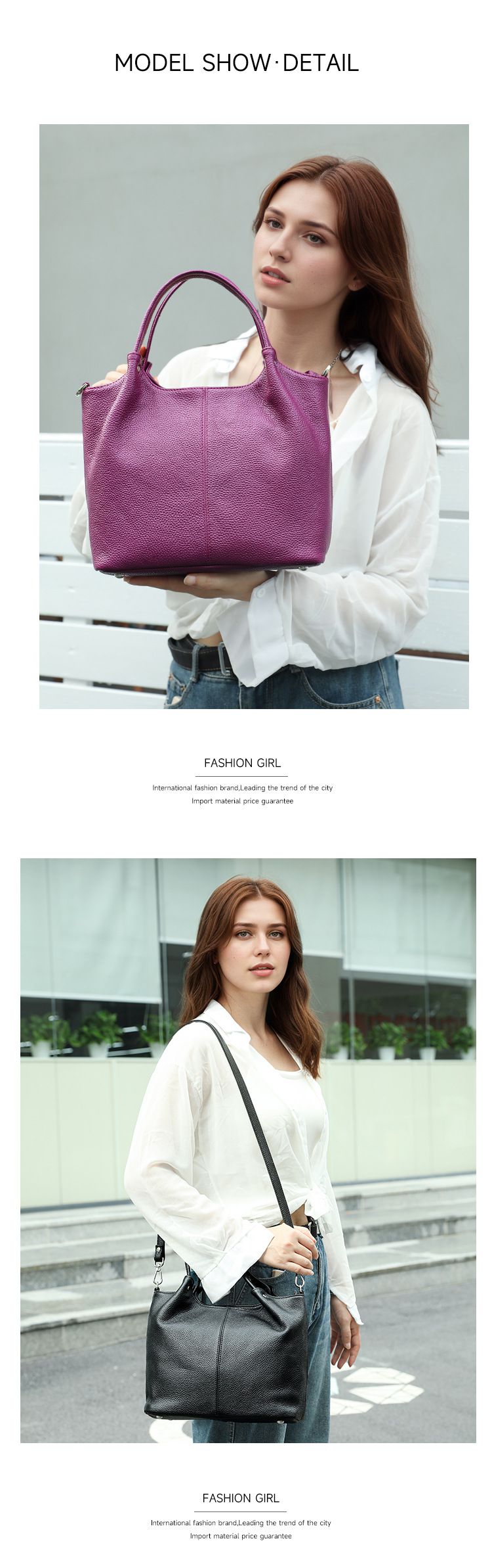 新款女士真皮托特包 大容量時尚通勤手提包 高檔休閒單肩包購物手袋 女生斜背包推薦 真皮包包