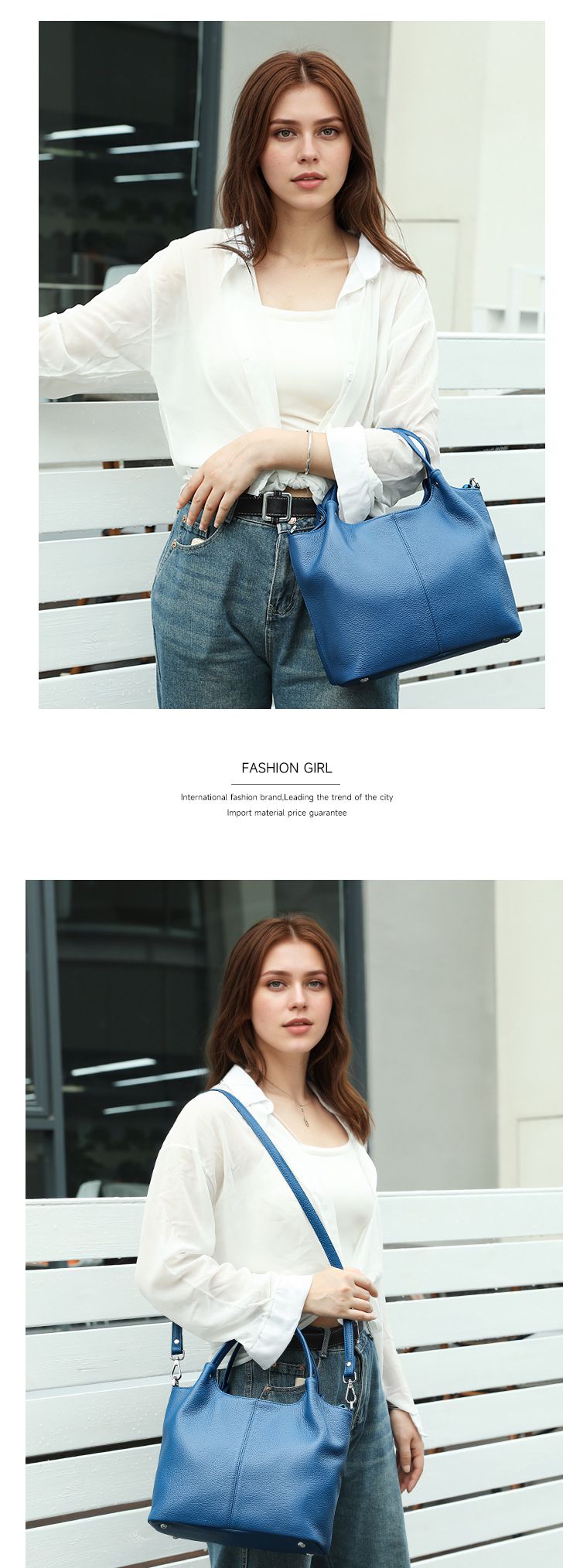 新款女士真皮托特包 大容量時尚通勤手提包 高檔休閒單肩包購物手袋 女生斜背包推薦 真皮包包