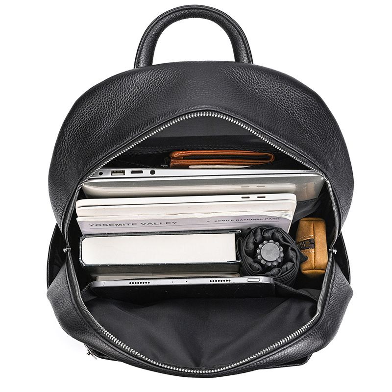 新品新款頭層牛皮後背雙肩包 真皮男包 大容量電腦背包學生書包 休閒時尚旅行包推薦 真皮包包