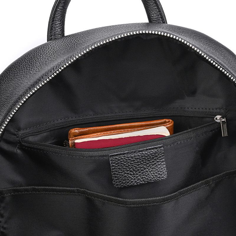 新品新款頭層牛皮後背雙肩包 真皮男包 大容量電腦背包學生書包 休閒時尚旅行包推薦 真皮包包