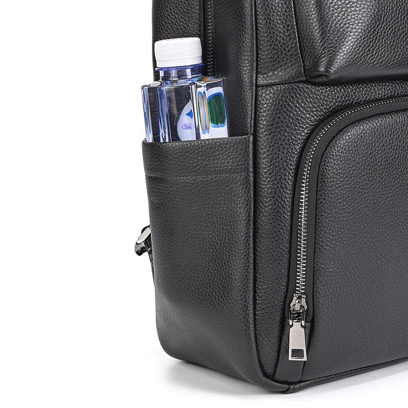 新品新款頭層牛皮後背雙肩包 真皮男包 大容量電腦背包學生書包 休閒時尚旅行包推薦 真皮包包