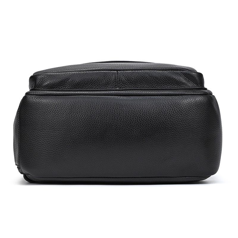 男士新款後背包 真皮雙肩背包 通勤電腦背包 大容量頭層牛皮戶外旅行包 學生書包推薦 真皮包包