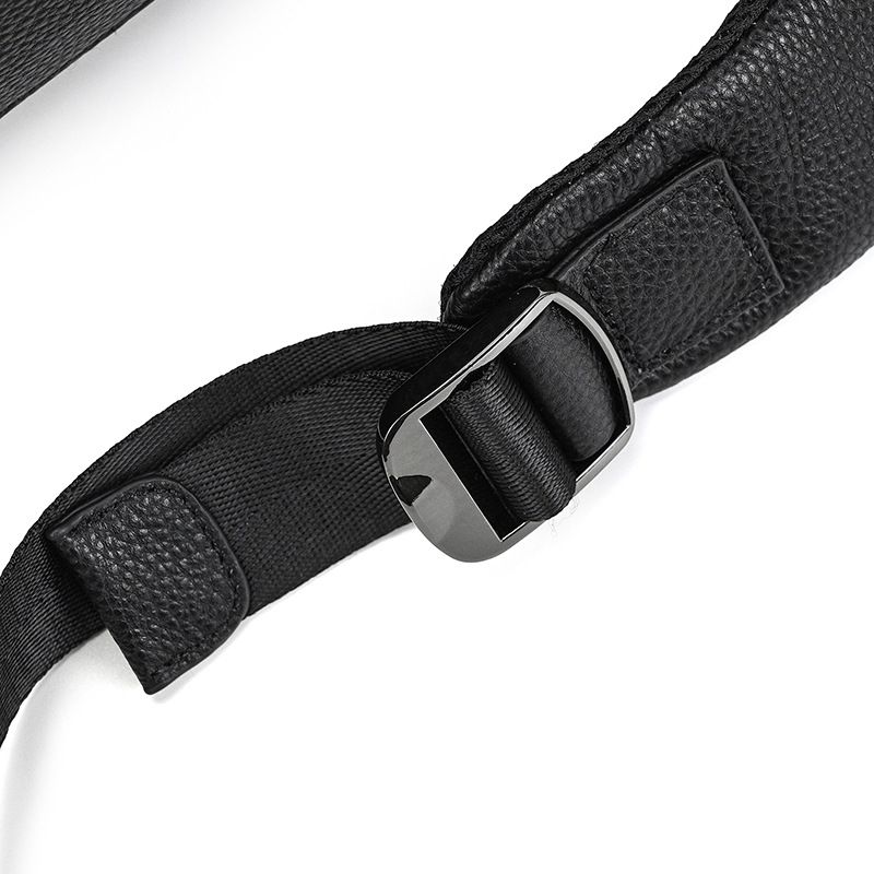 男士新款後背包 真皮雙肩背包 通勤電腦背包 大容量頭層牛皮戶外旅行包 學生書包推薦 真皮包包