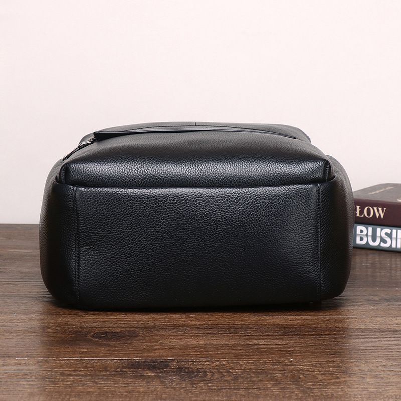 新品真皮男士雙肩包 頭層牛皮後背包 學生書包大容量外出旅行包 經典商務男電腦背包推薦 真皮包包