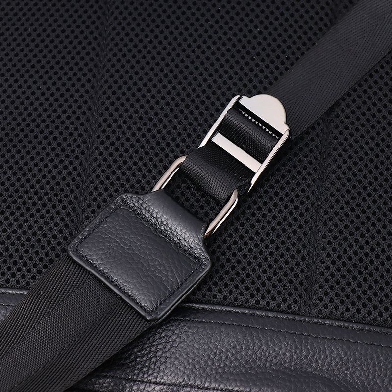 新品真皮男士雙肩包 頭層牛皮後背包 學生書包大容量外出旅行包 經典商務男電腦背包推薦 真皮包包