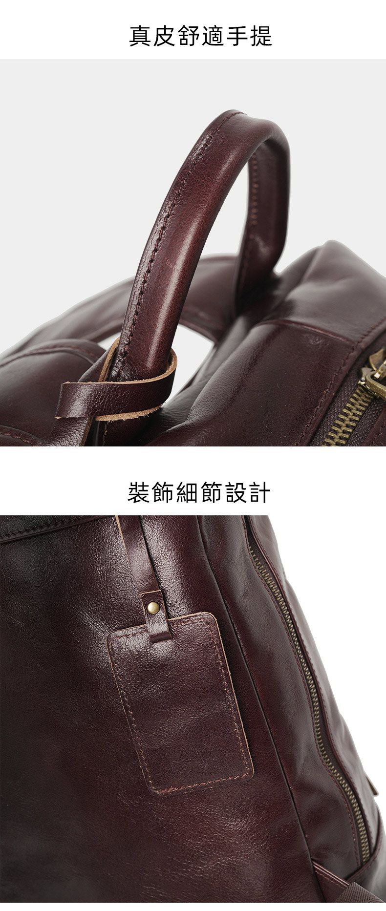 新款大容量軟皮後背包 女生真皮雙肩包 通勤休閒簡約背包 學生書包時尚復古女士包包推薦 真皮包包