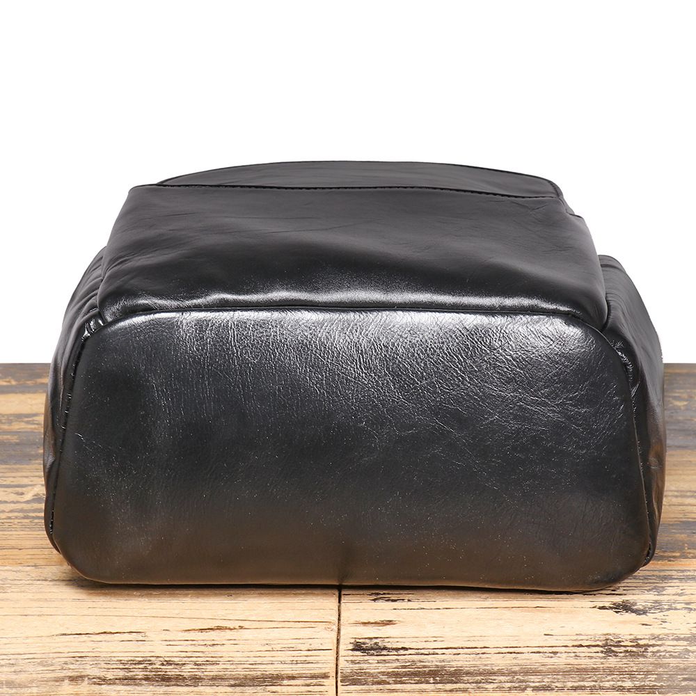 新款男士真皮雙肩包 頭層牛皮商務通勤電腦背包 休閒旅行包雙肩背包 男士後背包推薦 真皮包包