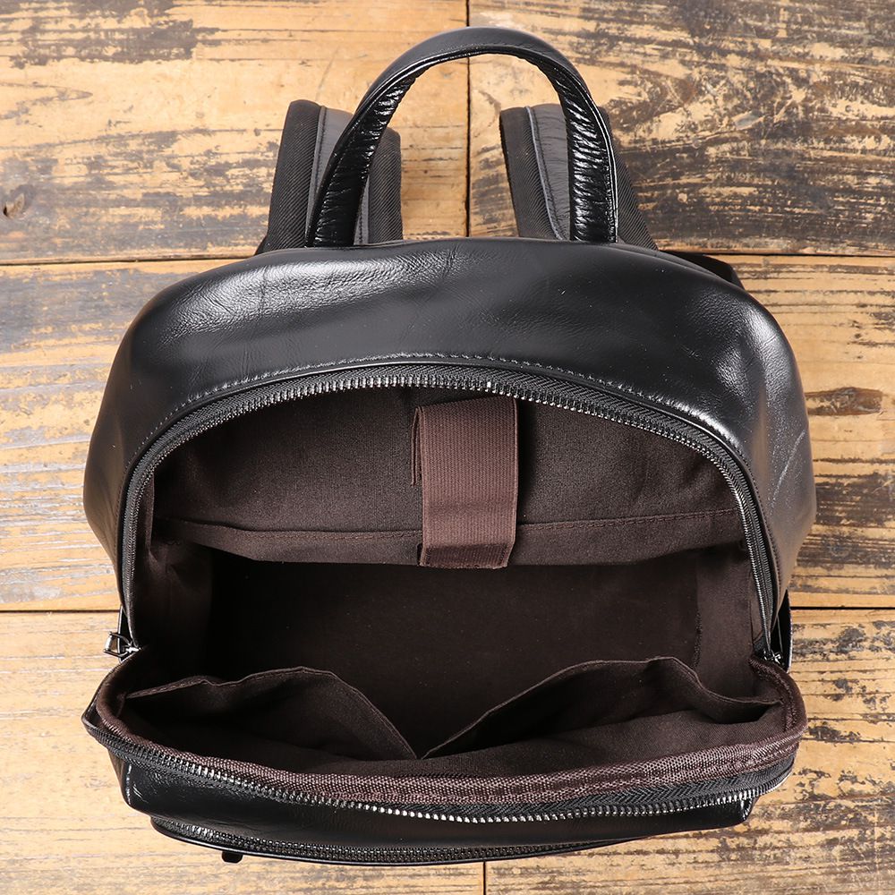 新款男士真皮雙肩包 頭層牛皮商務通勤電腦背包 休閒旅行包雙肩背包 男士後背包推薦 真皮包包