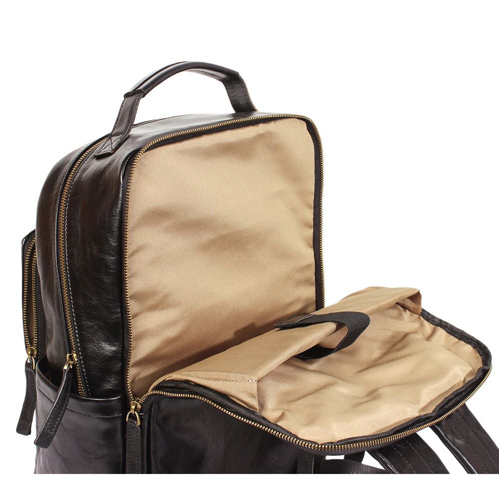 真皮男士後背包 新款雙肩包男款頭層牛皮商務通勤旅行包 大容量雙肩背包電腦包推薦 真皮包包