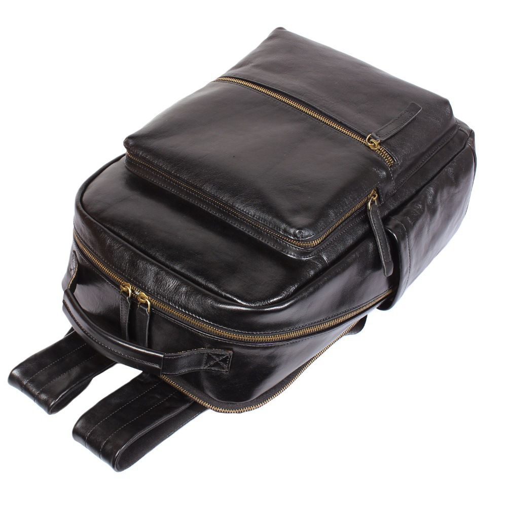 真皮男士後背包 新款雙肩包男款頭層牛皮商務通勤旅行包 大容量雙肩背包電腦包推薦 真皮包包