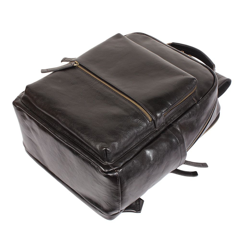 真皮男士後背包 新款雙肩包男款頭層牛皮商務通勤旅行包 大容量雙肩背包電腦包推薦 真皮包包