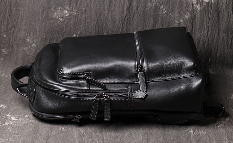 新款真皮穿拉杆箱雙肩包 頭層牛皮出差旅行背包 大容量手提電腦包 男後背包推薦 真皮包包