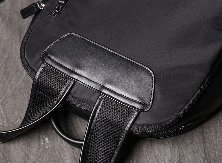 新款真皮穿拉杆箱雙肩包 頭層牛皮出差旅行背包 大容量手提電腦包 男後背包推薦 真皮包包